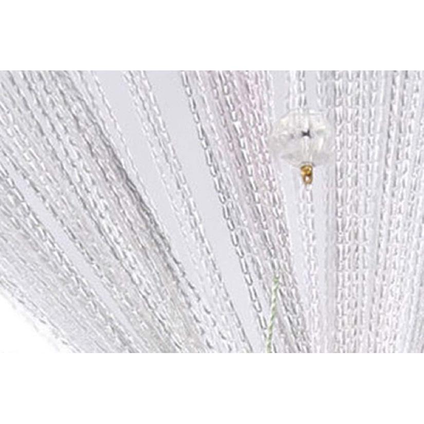 FUT String Tassel Crystal Beads Curtain, Partition Door Curtain Beaded String Curtain Door Screen Panel Home Decor Divider for Bridal Chamber Room