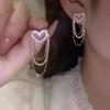 High-end Purple Golden Foil Crystal Ball Earrings For Women Fashionable Personalized Daily Accessory Party Jewelry Birthday Gift