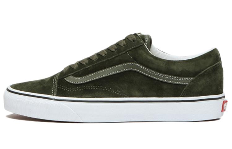 Old Skool Vans  Свиная замша - Оливковый  VN0A3WKT4QV 43