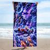 Goku Anime Print Beach Towel, Large Soft Quick Dry Towel for Beach Camping Swimming