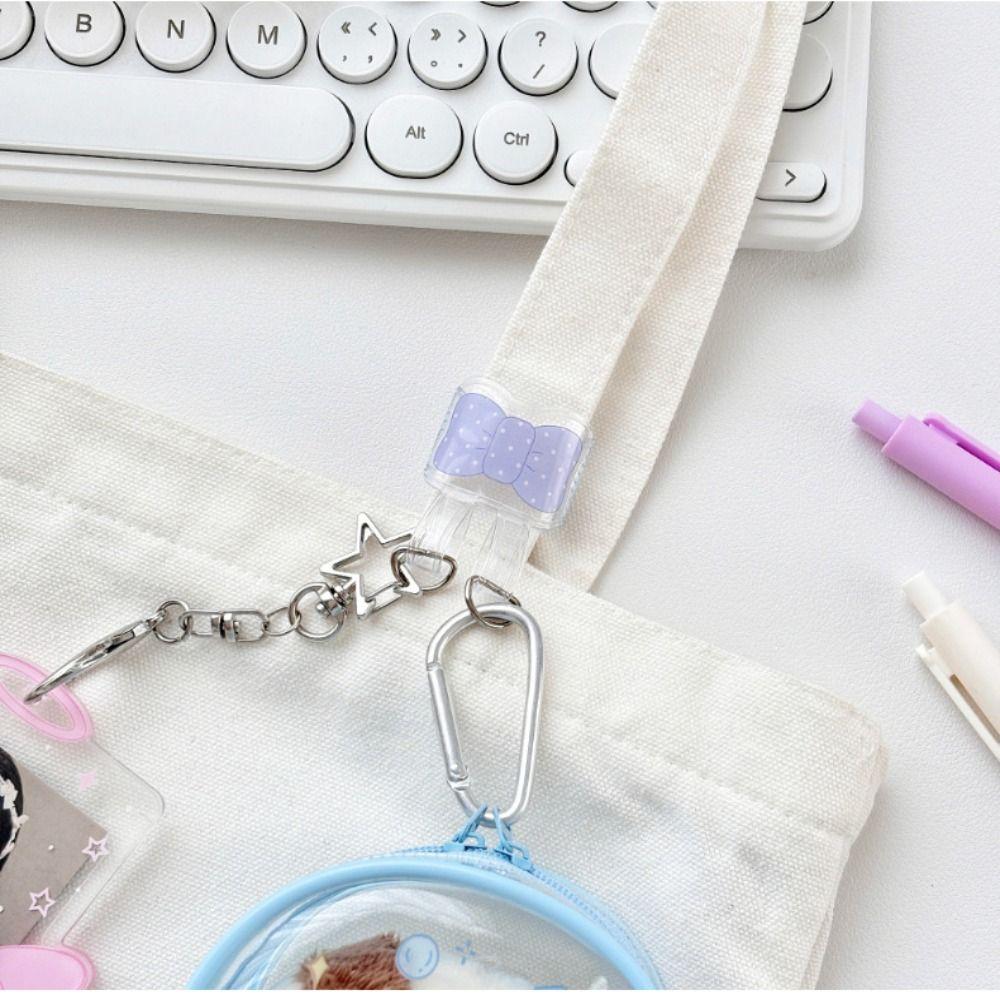 Transparent Bag Extender Buckle Bowknot Ita Bag Buckle Creative Pendant Buckle Gift