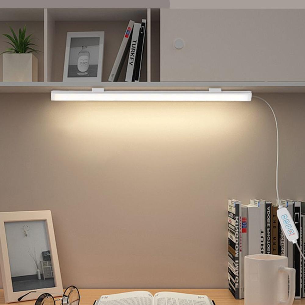 Desk Light Magnetic Reading Lamp USB Dormitory LED Night Lighting Eye Protection Tube Cabinet Mirror Student Office Study Table