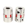 2PCS 9.525mm to 12mm Aluminium Plum Flexible Shaft Coupling, D30mm L35mm Motor Connector Flexible Coupler for 3D Printer Accessory Servo Stepped
