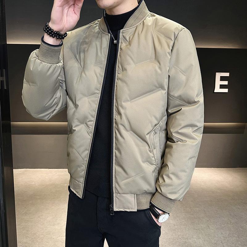 2025Daily Casual Men's Cotton Jacket Hooded Slim-Fit WinterTrendy Padded Clothes