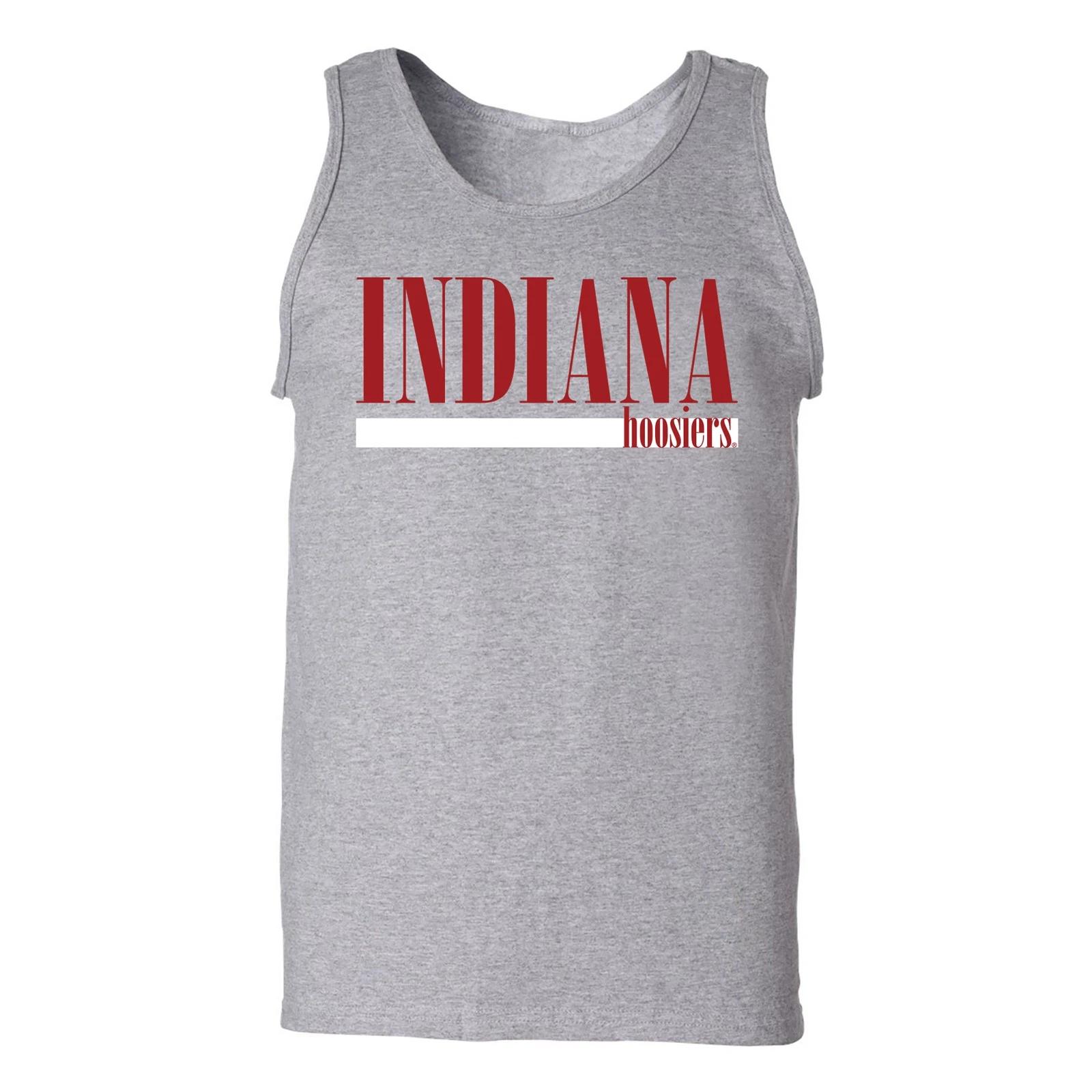 Indiana Hoosiers Boldline - NCAA University Tank Top - Sport Grey L