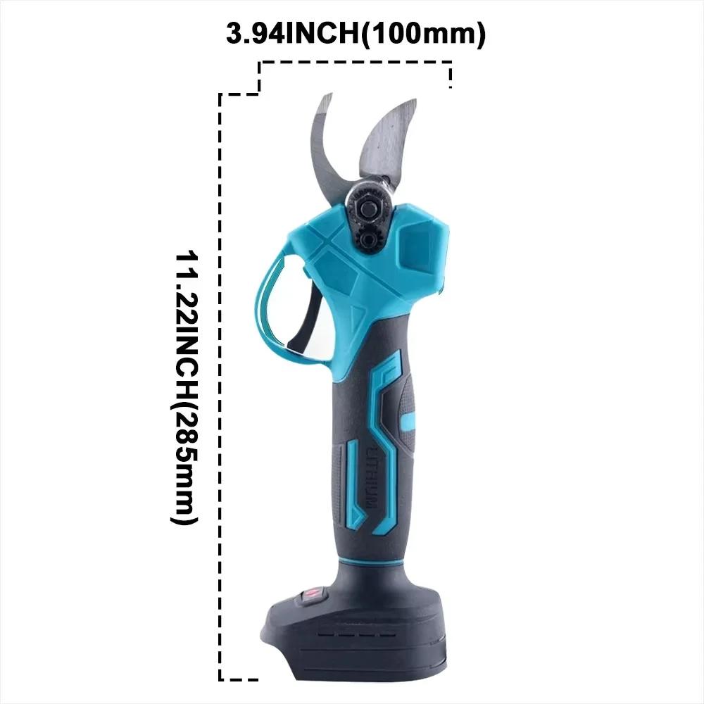Brushless Electric Scissors Pruning Shears Handheld Cordless Pruner Tree Branch Bonsai Cutting Tool For Makita 18V Battery