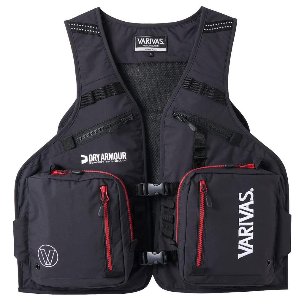 VARIVAS Active Vest VAVT-05 Black x Red L