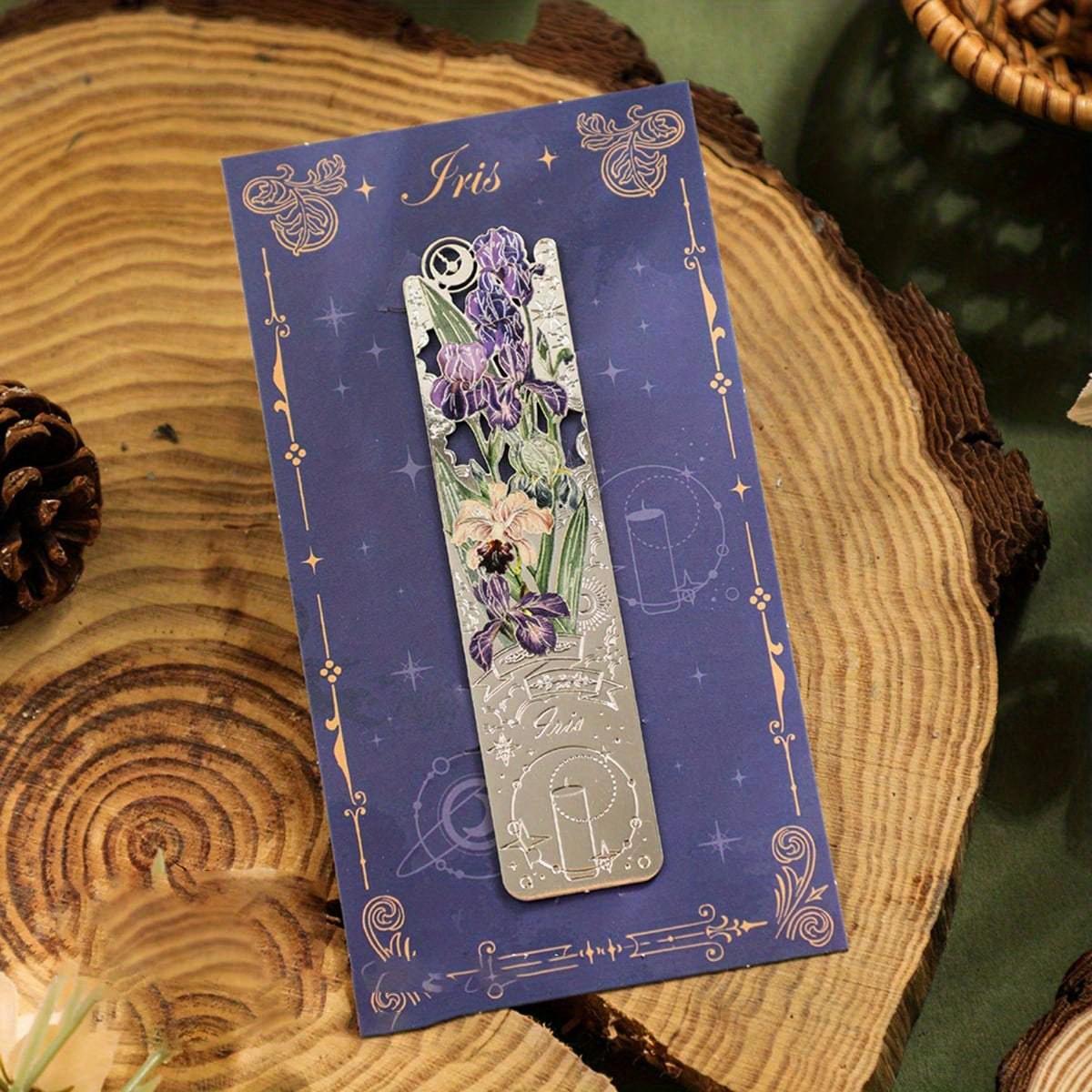 

1 шт. Винтажная металлическая закладка, Романтическая серия с цветами для планера, Подвесной декор, Скрепки для книг, Школьные принадлежности, Снова в школу