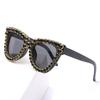 New Vintage Fashion Luxury Cat Eye Diamond Sunglasses Women Crystal Rhinestone Frame Brand Designer Sun Glasses For Female