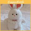 Rabbit Bear With Bib Plush Toy Backpack Stuffed Doll Cartoon Decoration Gift