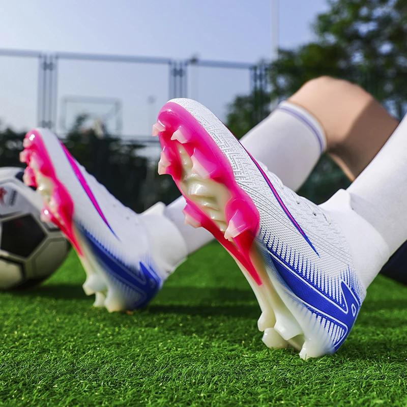 Football Shoes For Men Football Boots for Original Boys' Fast Soccer Shoes Grass Training Football Field Boots Sneakers Non Slip Fast