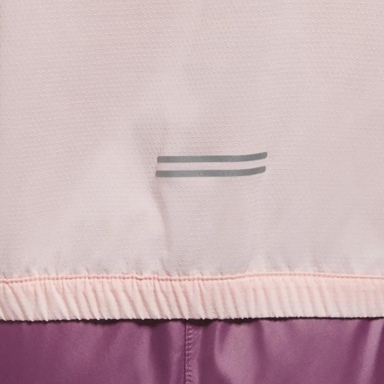 Nike Unmöglich Leichte Damen Lauf-Kapuzenjacke Pink DH1991-611