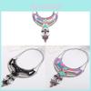 Bohemian Geometric Retro Necklace With Alloy Finish For Unisex Travel Gift