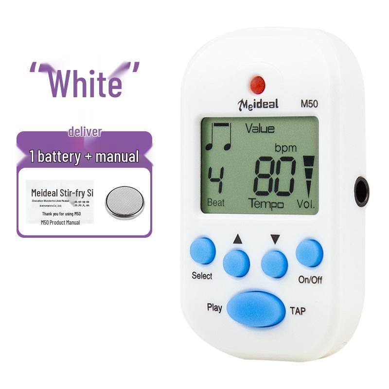 Wonderful M50 Mini Metronome: Electronic Rhythm Keeper for Piano, Guitar, Violin, and Guzheng.