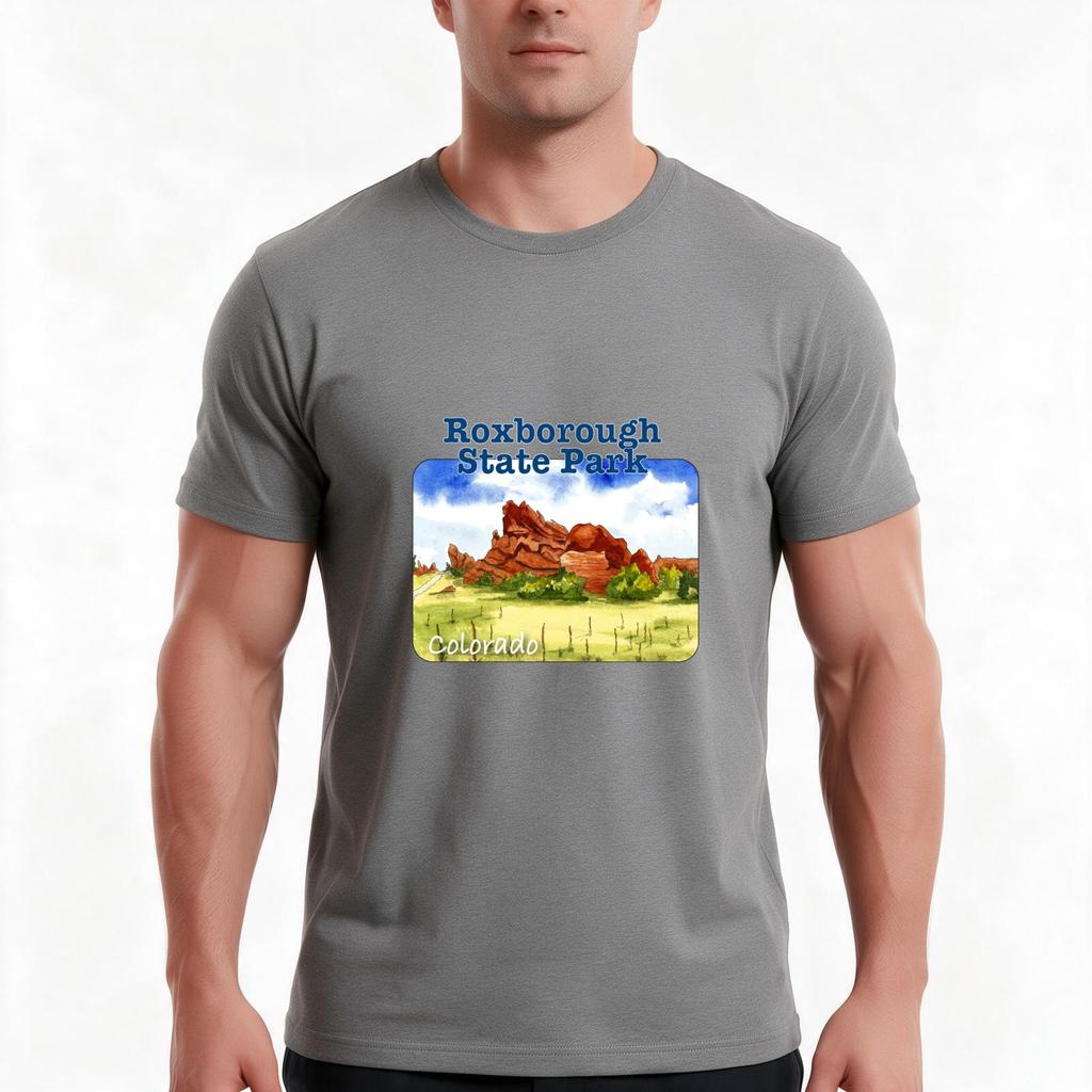 Roxborough State Park Colorado Tshirt Summer Casual Cotton Tee Oversized Streetwear Tops Vintage Graphic Print 100 Cotton
