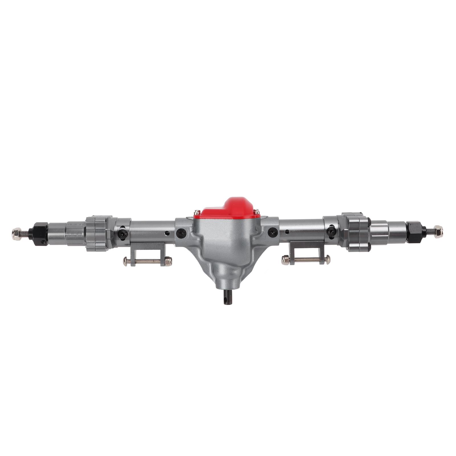 

CNC Machined Metal RC Car Rear Portal Axle Set for Axial SCX10 1 10 RC Crawler Car PartsTitanium Color