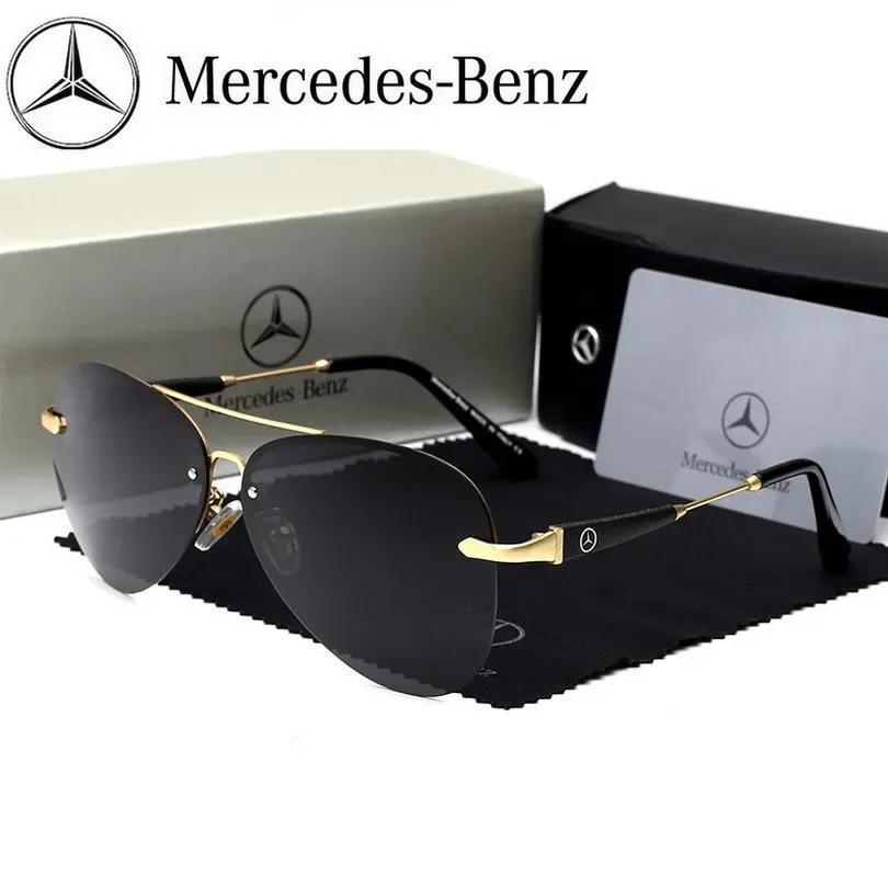 Naklejka Samochodowa Dla Mercedes Benz Klasy A B C E S V GLB GLC GLE AMG Pilot SLK SLC ML Samochód Wysoki Mężczyźni Przeciwodblaskowe Okulary Kierowcy Polaryzacyjne