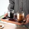 Shangqi Double-Layer Borosilicate Glass Mug with Handle