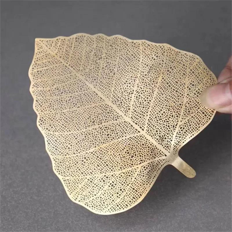 Stainless Steel Bodhi Leaf Tea Filter with Net Kong Tea Set Teapot TeaCup Strainers Leaf Tea Strainer Drinkware Teaware Gadgets