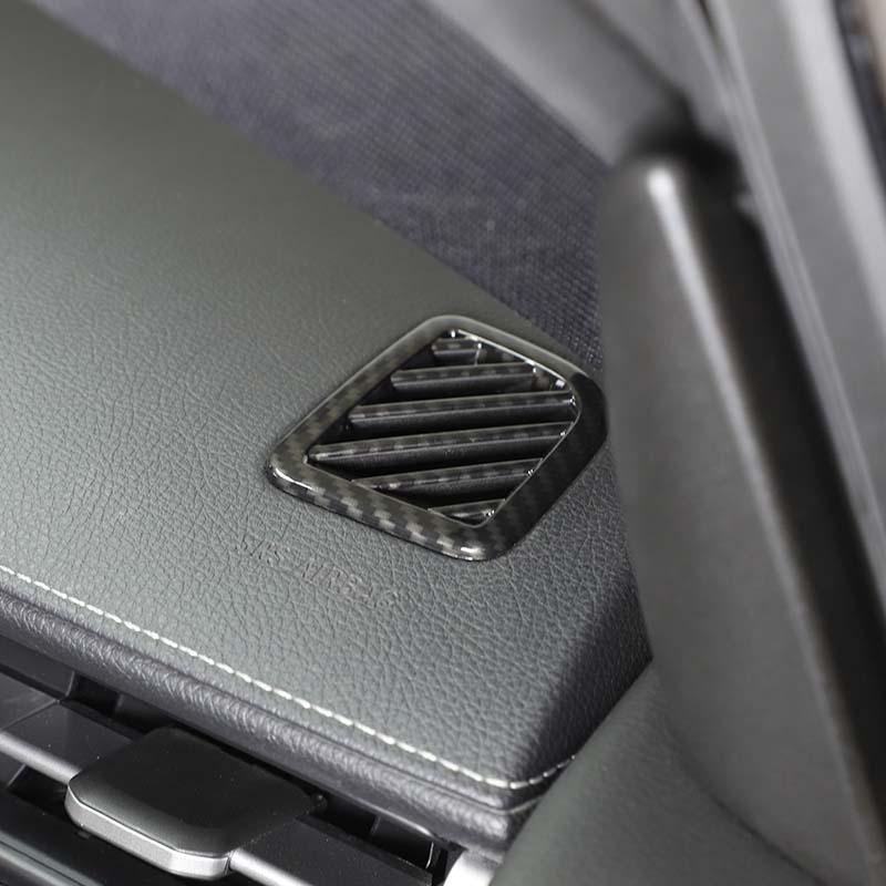 For Toyota Supra GR MK5 -22 ABS Carbon Fiber Style Dashboard Air Outlet Frame Sticker Car Interior Modification Accessories