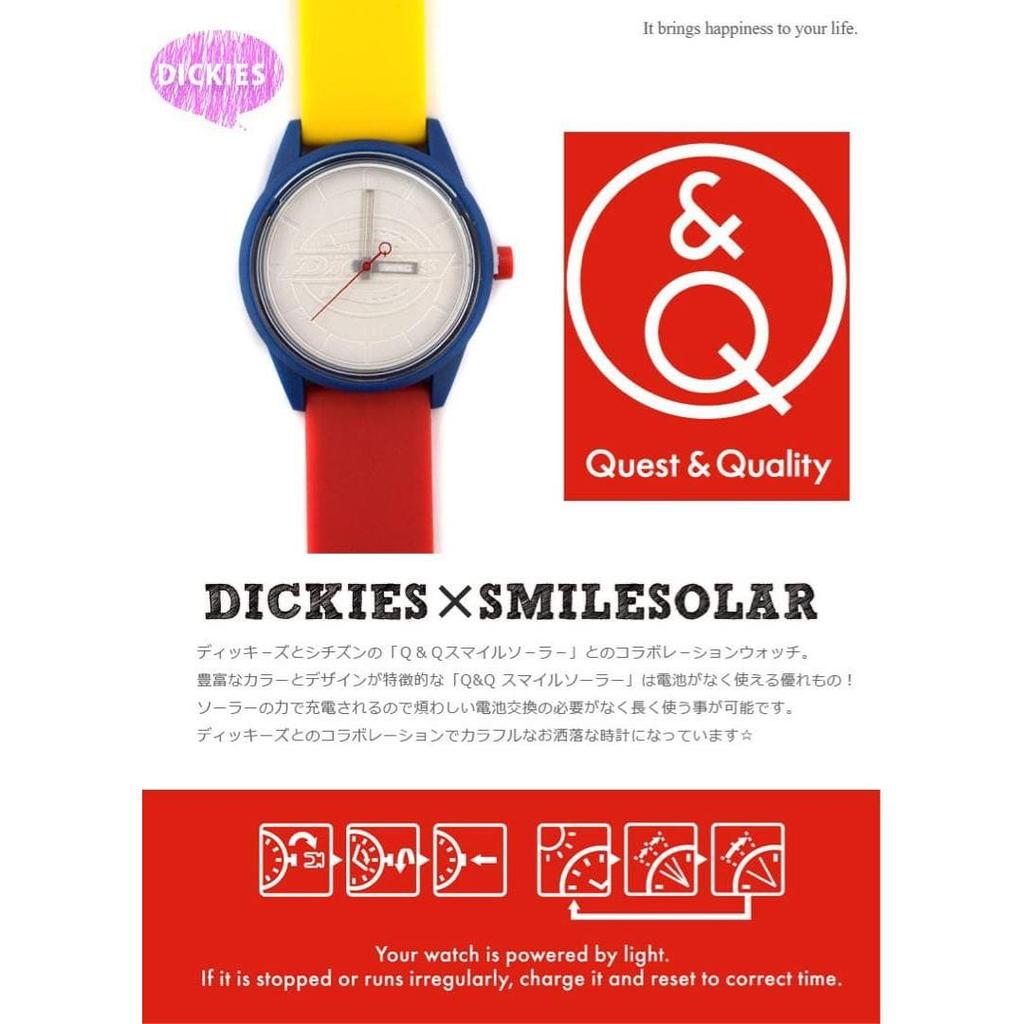 Used Dickies Q&Q Smile Solar Watch
