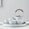 Ailan Huijia 'Xiao Shi Guang' Ru White Glaze Gongfu Tea Set