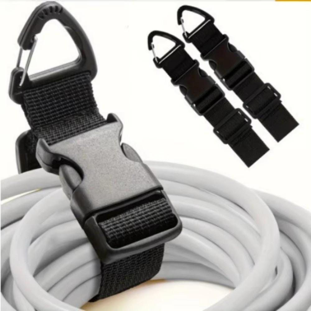 1/5PCS Quick Release Buckle Cord Hanger Nylon Hose Storage Strap Cable Organizer Strap  For Cables