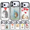 Hedgehog and Balloon Soft Phone Case for iPhone 17 16 15 14 13 Pro Max Back Cover for 12 11 Pro Coque