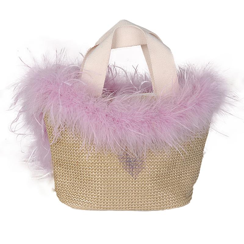 2 Yards Straußenhaar Oberstreifen Farbige Federstreifen Performance Tanzkleidung DIY Dekorative Materialien Bekleidungszubehör