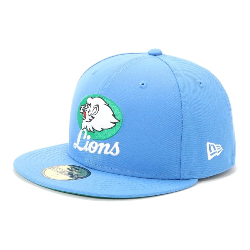 

[New Era] cap japan professional baseball hat Seibu Lions 7 1/2 5950 NPB LIONSCL LEO BLU 25J