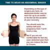 Wonder Care Abdominal Binder for Men and Women/Postpartum Post-Operative Post-Surgery Wrap/Abdomen Navel Umbilical Hernia Support Belt (L)