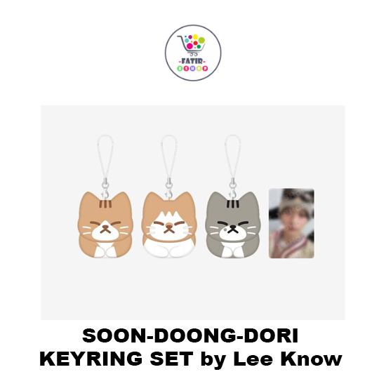 Stray Kids SOON DOONG DORI KEYRING SET by Lee Know celebrATE