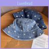 Japanese Ins Embroidered Daisy Bucket Hat With Sun Protection For Summer Casual Wear
