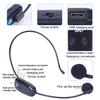 Bezdrátový mikrofon Headset Mikrofon pro hlasový zesilovač Reproduktor Průvodce výukou
