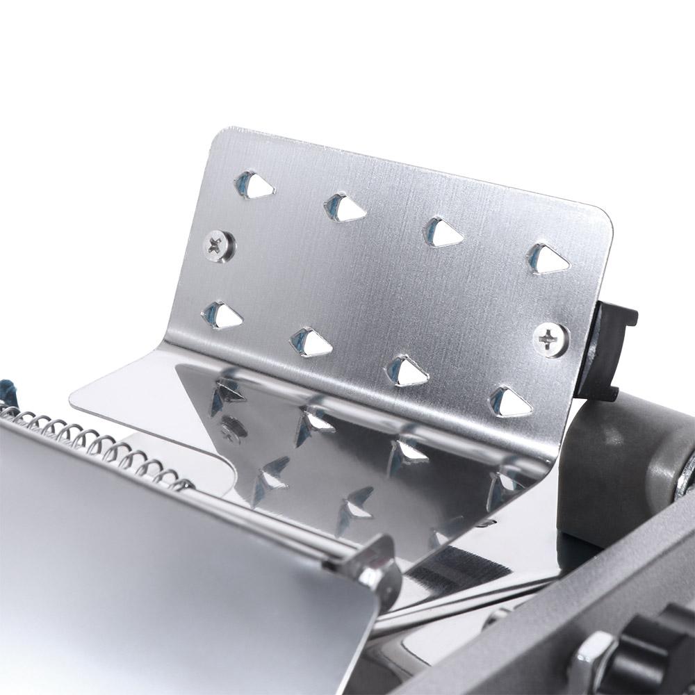 Stainless Steel Meat Slicer Manual Adjustable Cutting Thickness Meat Cutter Rust-proof Anti-slip Sucker Food Slicing Machine