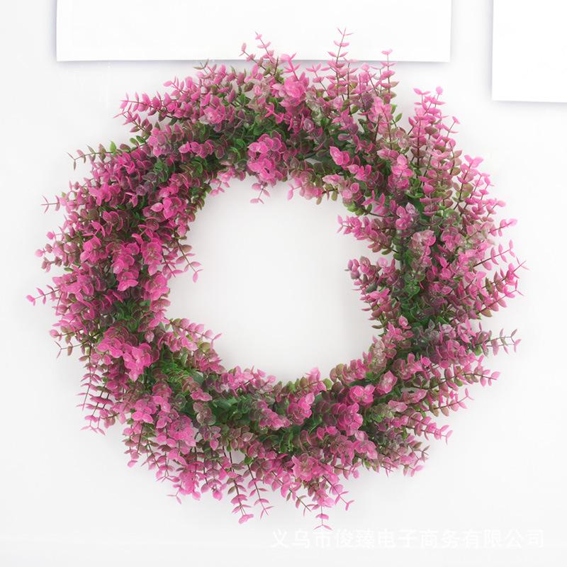Eucalyptus Garden Wreath: Christmas & Wedding Hanging Ornament for Doors