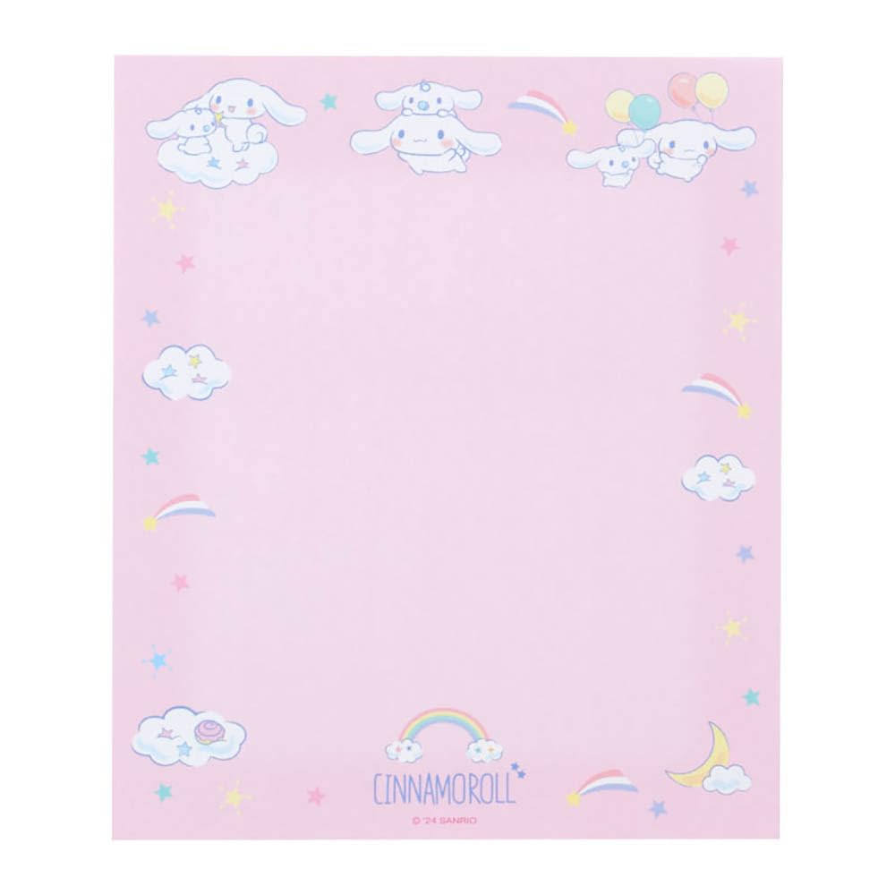 Sanrio Letter 16cm X X 22cm 493899 Character-Shaped Set, Cinnamoroll. Package Approx. (W) 0.8cm (D) (H).