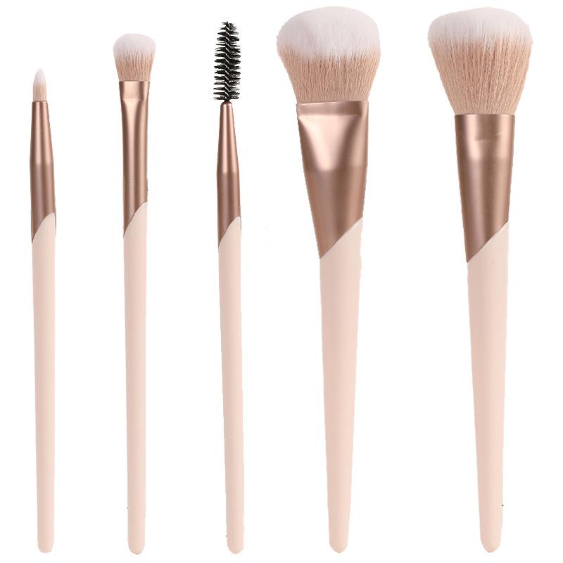 Spot Multi-Style Makeup Brush Set: Soft Bristle Portable Powder, Contour, and Eyeshadow Brushes for Beginners