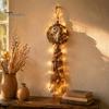 Wandkunst Dekor im Landhausstil Bauernhaus Pferde Dekor, Boho Kopf Hängendes Ornament mit Holzperlen Rustikale Eingangstür Dekoration Quasten, für