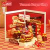 Jaki Super Town Building Blocks Toys Street Scene General Store Model Assembly Toy Desktop Ornament Children'S Birthday Gift