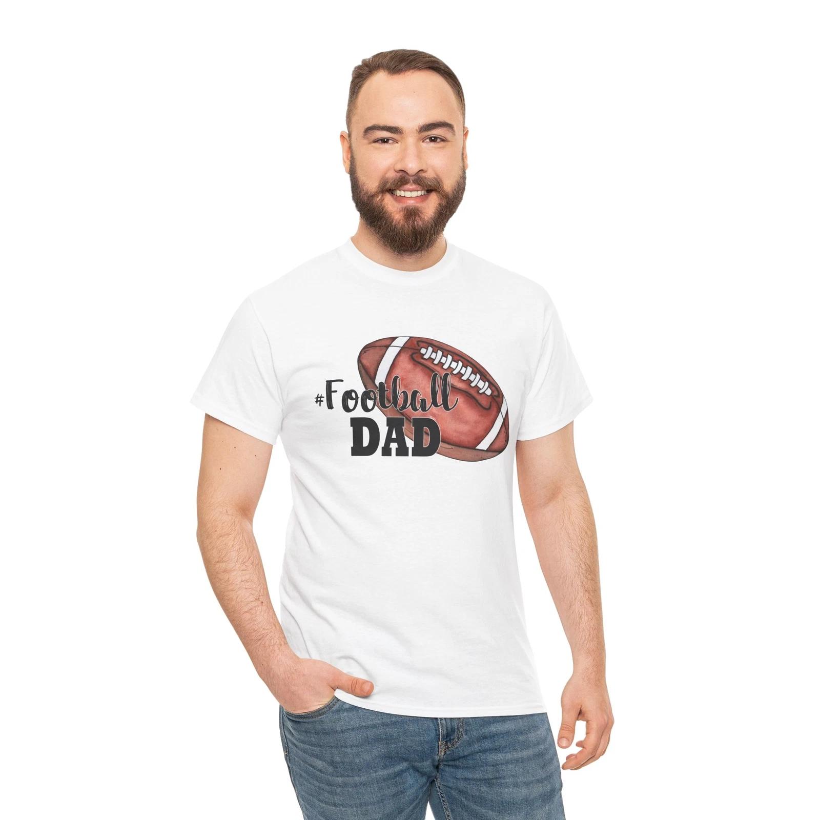 Football Dad T-Shirt - Perfect Tee for the Wives of Football Players S