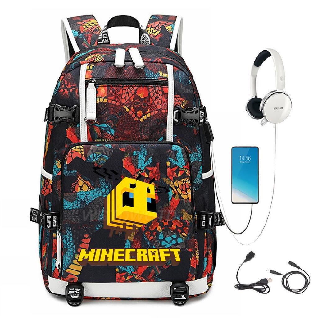 Game Merchandise Outdoor Travel Bag Large Capacity Usb Backpack
