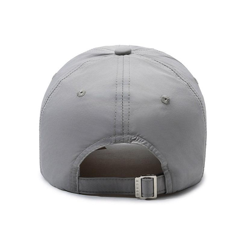 Men Women Cap Summer Quick Dry Cap Mesh Breathable Thin Baseball Cap Outdoor Fishing Sunscreen Hat