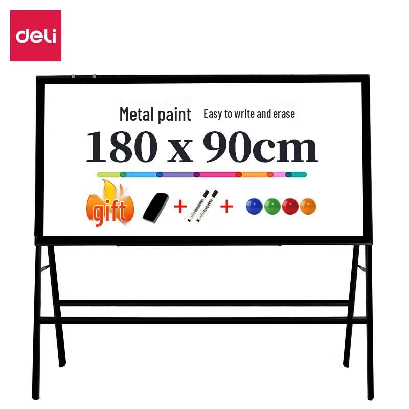 Deli 8786 Magnetic Whiteboard with Stand