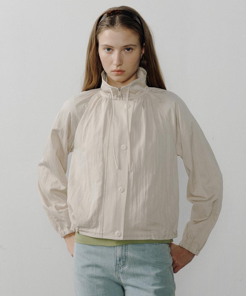 Octette Anne Shirring Blouson_Beige