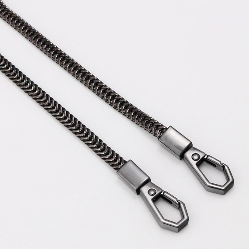 Łańcuszek w kształcie kości węża Złoty/Srebrny/Czarny Pasek do torby Zamienny Metalowe Paski na ramię Łańcuszek do torby Crossbody Akcesoria do toreb