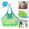 Mesh Beach Bag with Shoulder Strap Large Capacity Strong Load-bearing Foldable Design Storage Bag Beach Toys Organizer