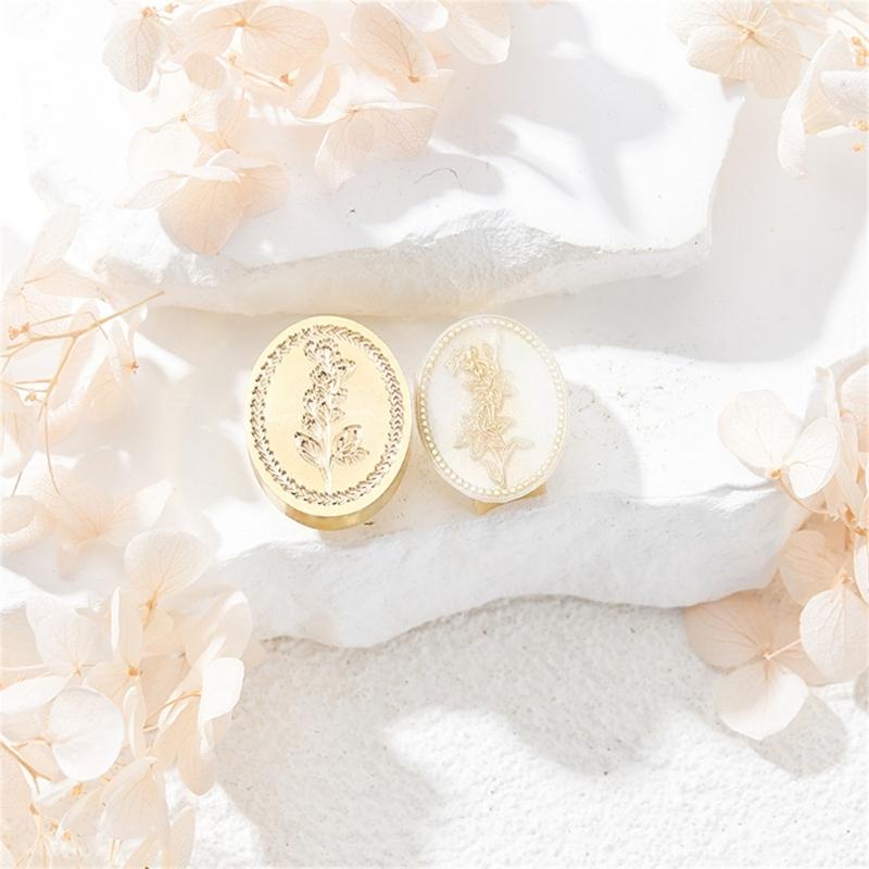 Sigiliu Embosat Ceară Sigilantă Cap Ștampilă Sigilantă din Alamă Cap Ștampilă Sigiliu Ceară de Rezervă pentru Sigilarea Plicurilor sau Felicitări