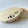 Yamaga Lacquerware Store - Wappanda - Bentwood Bento Box, Made in Japan, Panda Design, 700ml