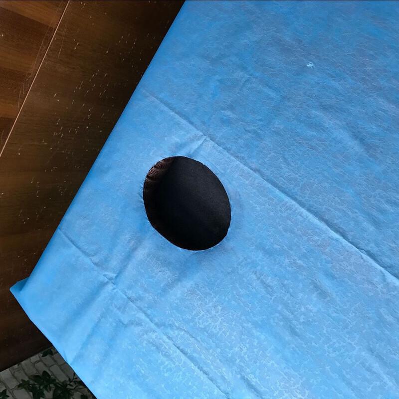Disposable Waterproof Massage Bed Sheet with Round Hole